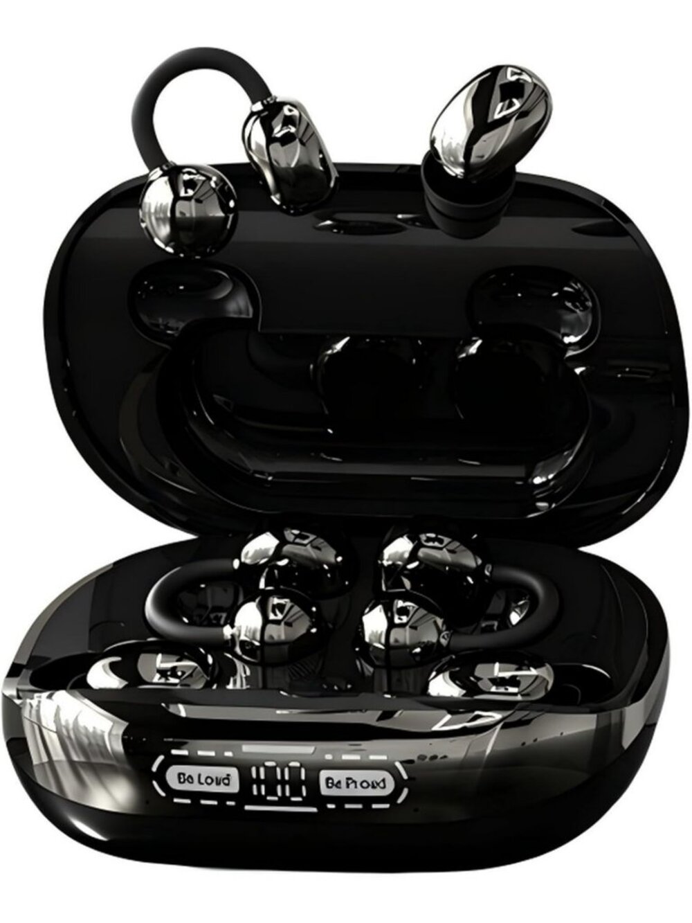 2-in-1 Wireless Earbuds, Open-Ear Clip-On & Sleep Headphones for Comfort & Sound